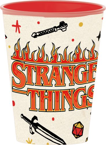 Stranger Things Upside Down pohár, műanyag 260 ml