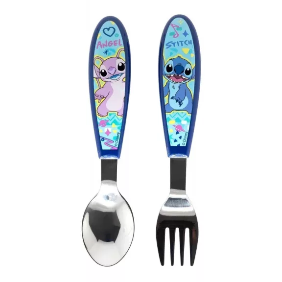 Disney Lilo és Stitch, A csillagkutya Drawing fém ergo evőeszköz készlet - 2 darabos