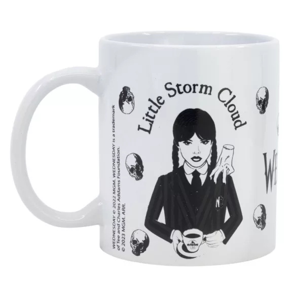 Wednesday Nevermore porcelán bögre 325 ml (11 oz) Díszdobozban