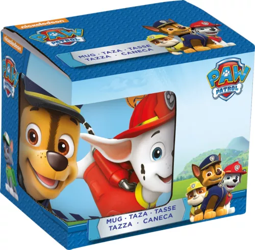 Mancs Őrjárat Boy Icons porcelán bögre 235 ml (8 oz) Díszdobozban