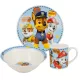 Mancs Őrjárat Boy Icons porcelán étkészlet Díszdobozban