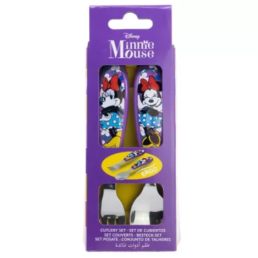   Disney Minnie Sunshine fém ergo evőeszköz készlet - 2 darabos