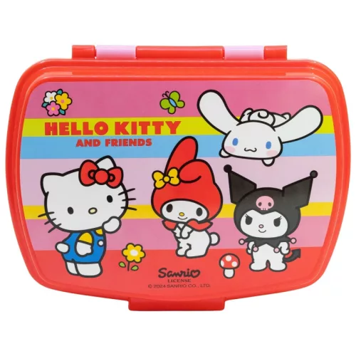 Hello Kitty and Friends funny műanyag szendvicsdoboz