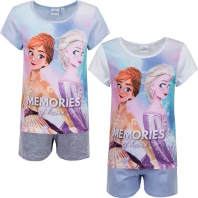   Disney Jégvarázs Memories gyerek rövid pizsama 4 - 8 év / 104 - 128 cm