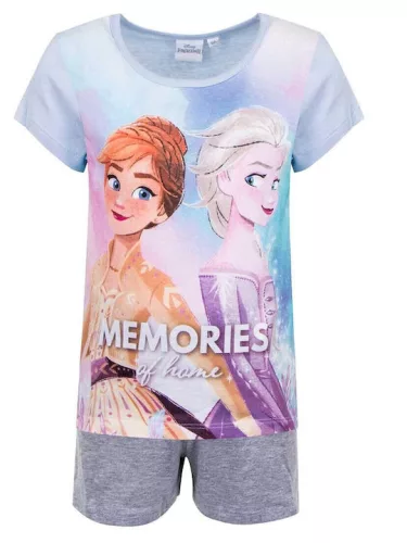 Disney Jégvarázs Memories gyerek rövid pizsama 4 - 8 év / 104 - 128 cm
