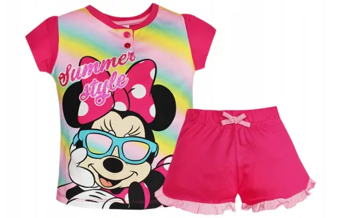 Disney Minnie Style gyerek rövid pizsama Díszdobozban 3 - 8 év / 98 - 128 cm