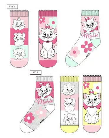 Disney Marie Fancy gyerek zokni 23-34