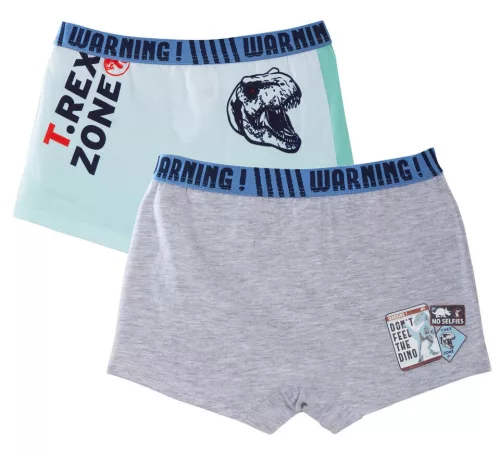 Jurassic World Zone gyerek boxeralsó 2 darab/csomag 2 - 8 év / 92 - 128 cm