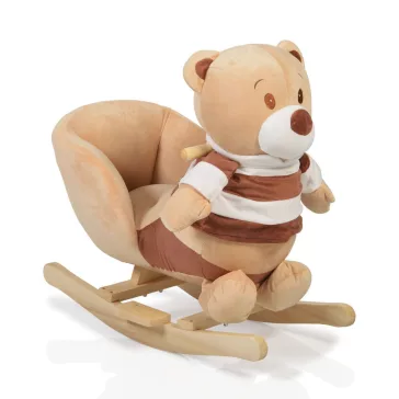 Moni Toys Hintázó maci 60 cm barna