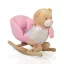 Moni Toys Hintázó maci 60 cm pink