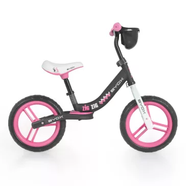 BYOX Zig zag futóbicikli pink