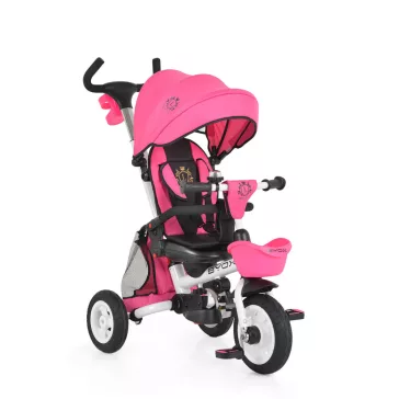 BYOX Flexy lux tricikli szülőkaros pink
