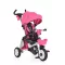 BYOX Flexy lux tricikli szülőkaros pink