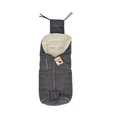 SNUGGLE téli bundazsák babakocsiba SZÜRKE