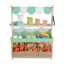 Moni Toys Fajáték fa szupermarket szett 50x45x21cm