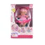 Baba 36 cm-es szett etetőszékkel, tányérral