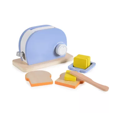 Moni Toys Fajáték fa toast sütő