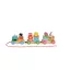 Moni Toys Fa kisvonat állatos 39 cm