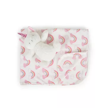 Cangaroo Takaró 90x75cm unikornis plüss pink