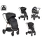Cangaroo Hydra 2in1 babakocsi fekete