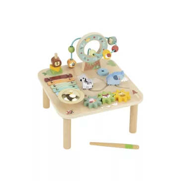 TOOKY Toy MONTESSORI asztalka AFRIKAI állatos PASZTEL