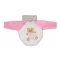 BEAR előke hosszú ujjal, macis mintával, pvc/textil HUG ME/ PINK