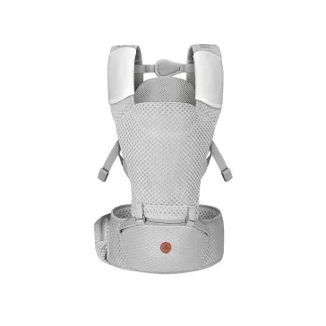  MISTRAL bébi hordozó 3 poziciós, ergonomikus, hálós VSZÜRKE