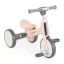 LEARN-to-Ride mini futóbicikli 3 kerekű tricikli, összecsukható PINK/rózsa