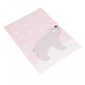 Takaró 75x100 cm Dreamy bear PINK
