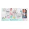 BABA játékszett 36 cmes FIÚ babával delux playset KÉK