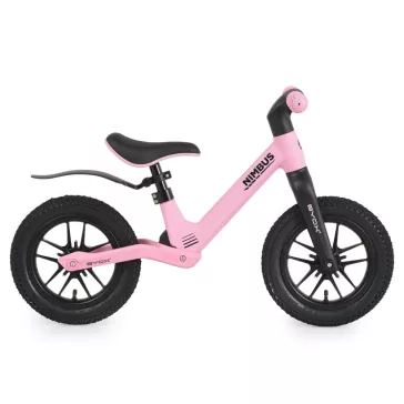   NIMBUS futóbicikli 12es fújható, világító kerekekkel PINK