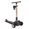 AERO roller, összecsukható, 50kg-ig, 3 kerekű, arany váz FEKETE