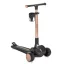 AERO roller, összecsukható, 50kg-ig, 3 kerekű, arany váz FEKETE