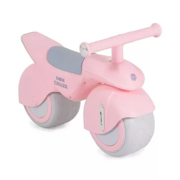   MINI CRUZE futóbicikli, ráülős járgány, kismotor, zenélő, óriás kerekekkel RÓZSASZÍN