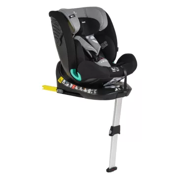   i-PROTECT autós ülés 40-150cm támasztólábbal 360 forgatható STEEL/SZÜRKE