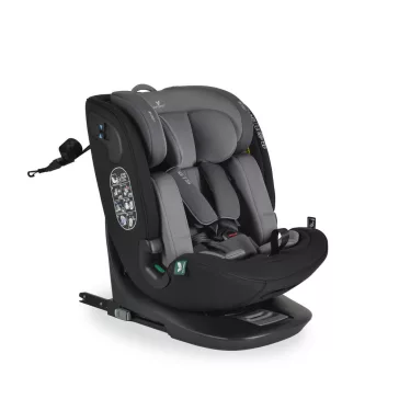   GTS prémium autós ülés 40-150cm SPS, 360fokban forgatható SZÜRKE