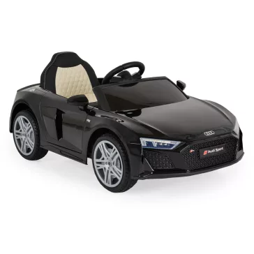 BO Audi R8 Spyder elektromos autó 105cm FEKETE