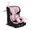 SECURITY autós ülés belső övvel, isofix, ajándék 2plüss+párna 76-150cm PINK