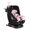 i-MAXX autós ülés, isofix, forgatható, 2 plüss+párna 40-150cm PINK