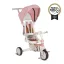 COMPACTO ÚJ 3IN1 tricikli multifunkciós, futóbiciklivé alakítható PINK