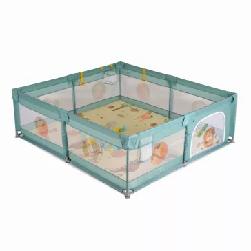   GAMEZONE járóka  összecsukható szőnyeggel, 60 labdával 180x200 MENTA