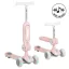 STREETPRO roller 2in1 üléssel, zenél, 30kg-ig PINK