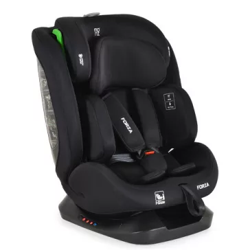 FORZA Prémium autós ülés isofix nélkül 40-150cm FEKETE