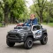 BO RAM MAMMOTH elektromos rendőrautó hangos bemondóval 107cm 2 motoros FEKETE