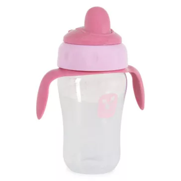 CUP csőrös itatópohár kiömlés mentes 270ml PINK