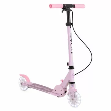 ManiaPro roller 50 kg-ig, világító kerekekkel PINK