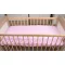 Lepedő kiságyba  gumis szegéllyel 60x120-70x140cm RÓZSA