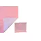KOKO muszlin Baba ágynemű szett,  takaró 75x100  és párna pink/fehér