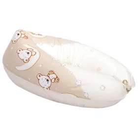   DOMBABY terhességi és szoptatós párna 30x120 cm BÉZS CSILLAGOS