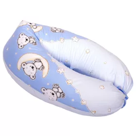   DOMBABY terhességi és szoptatós párna 30x120 cm KÉK CSILLAGOS